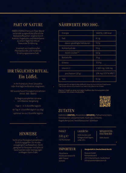 Fibra Eterna Premium Ballaststoffmischung Nachfüllpack